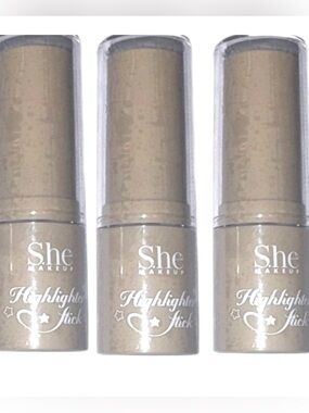 SHE MAKEUP (3) Highlight Stick - Soft Champagne Glow